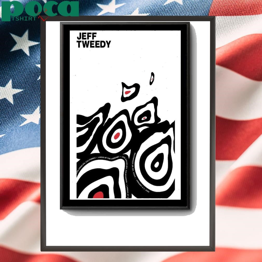 Jeff Tweedy December 29-30 2024 & January 2-3 2025 Poster shirt
