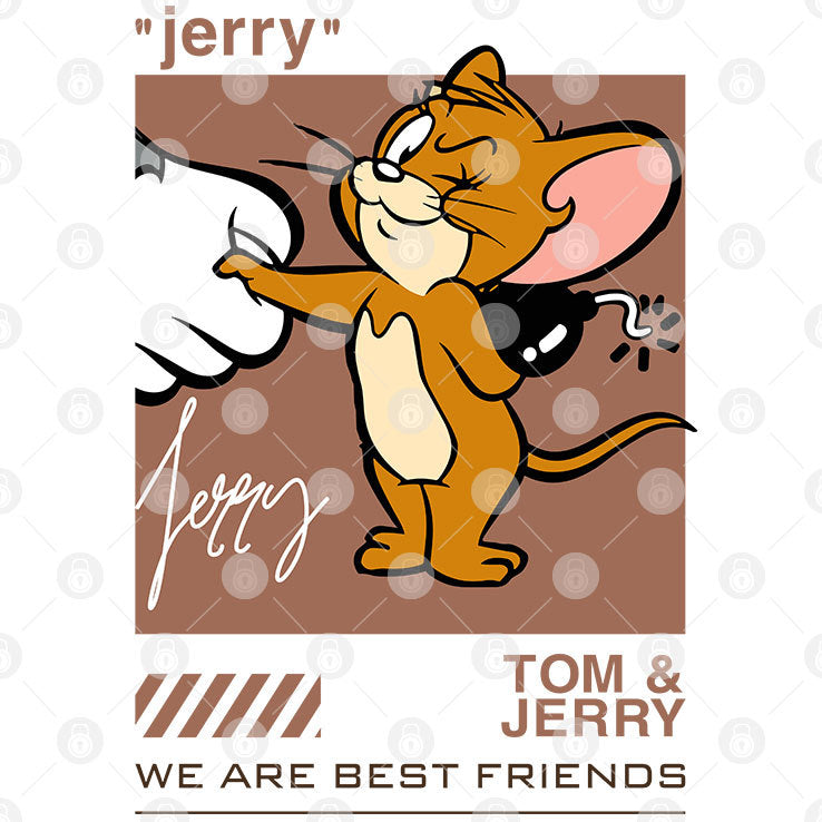 Jerry We Are Best Friends Tom And Jerry Matching Tee