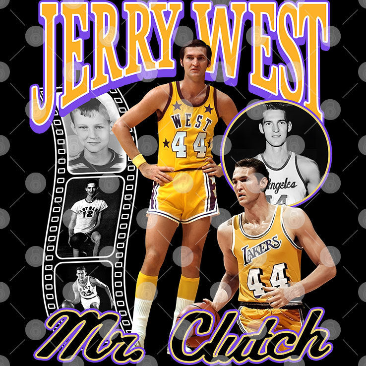 Jerry West Mr. Clutch T Shirt