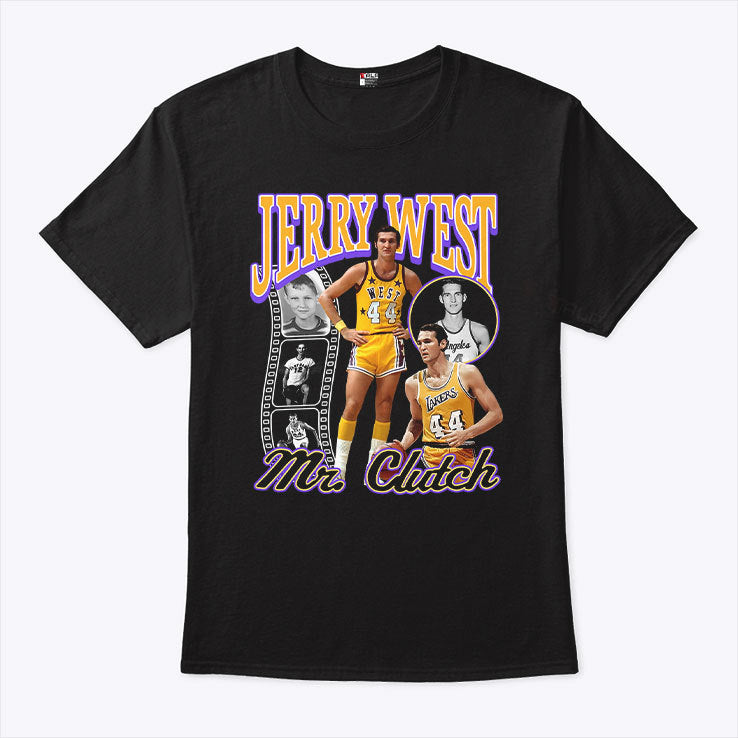 Jerry West Mr. Clutch T Shirt