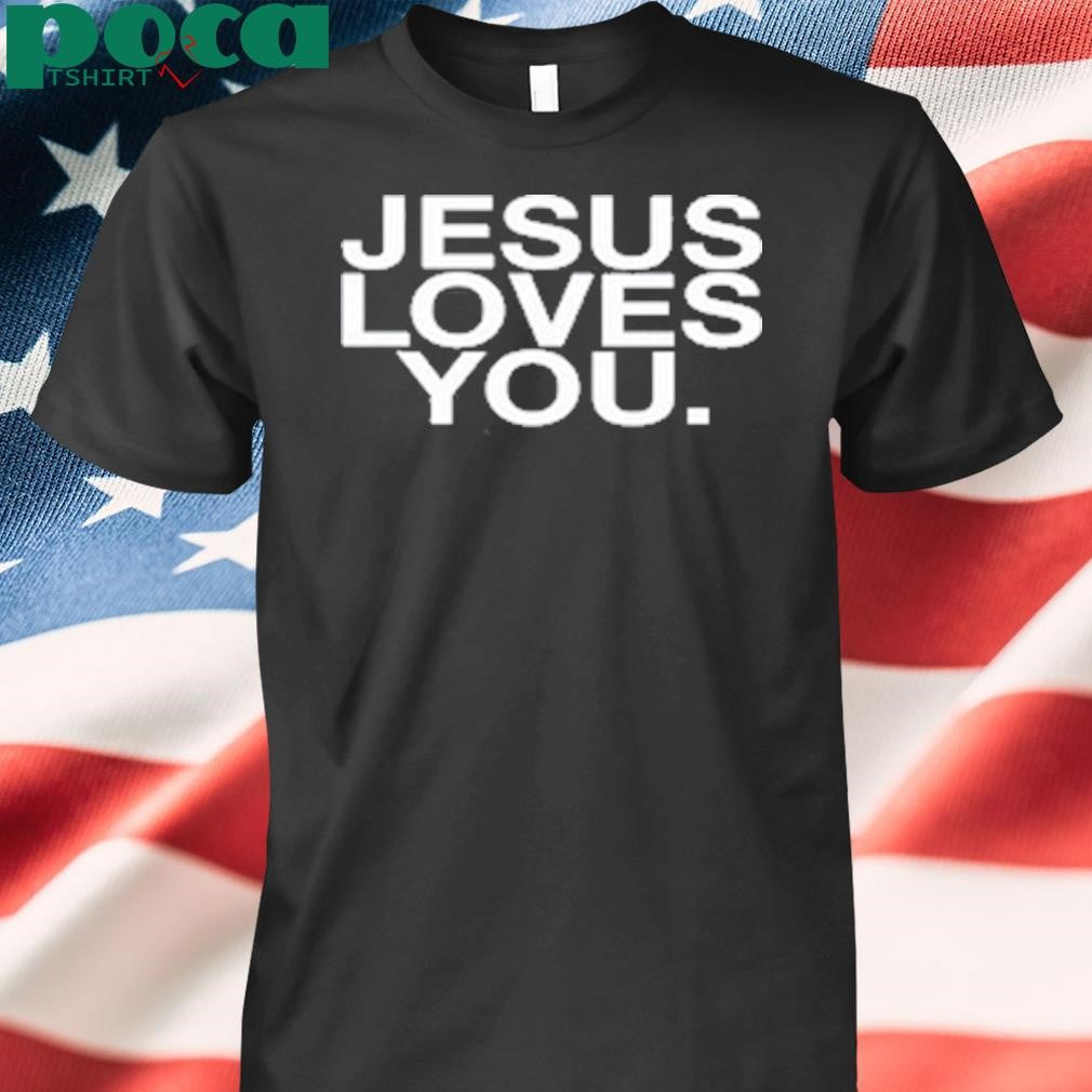 Jesus Loves You Dodgers Blue Logo Shirt