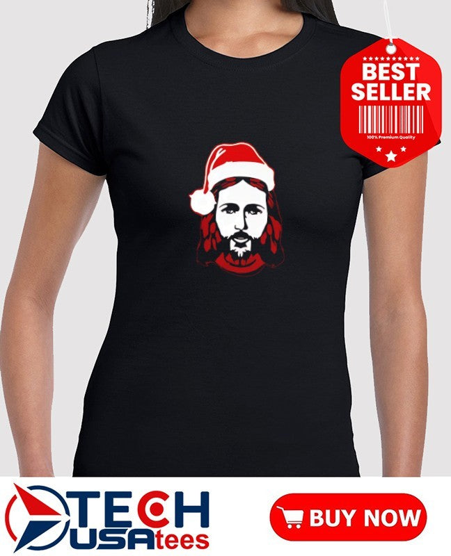 Jesus Santa Birthday Christmas shirt