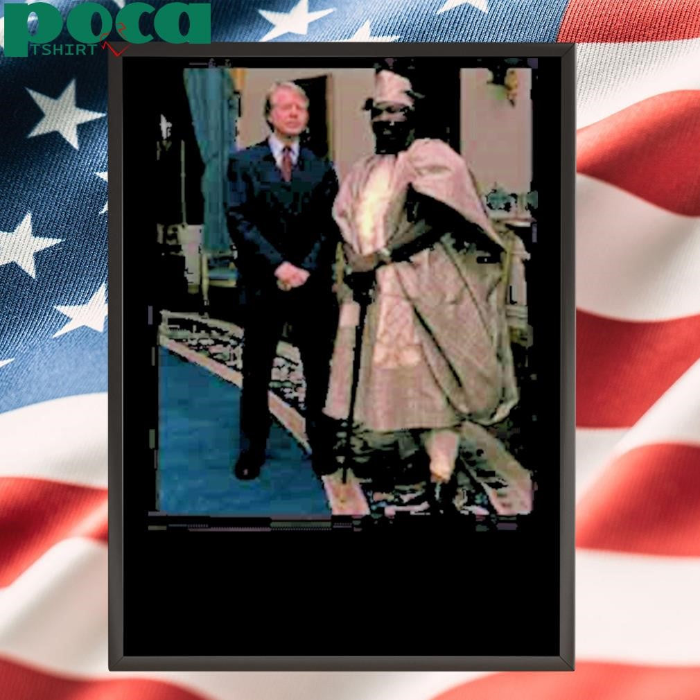 Jimmy Carter With President Of Nigeria Pic Shirt
