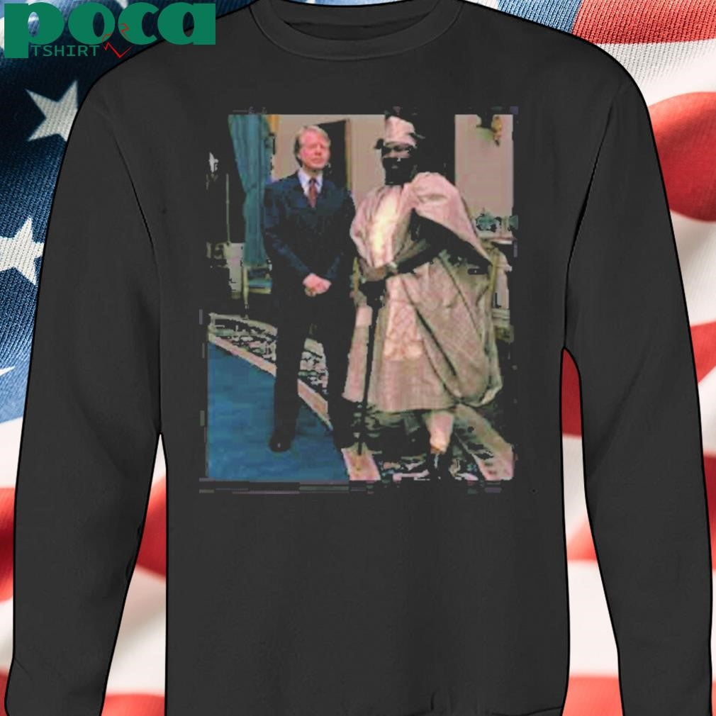 Jimmy Carter With President Of Nigeria Pic Shirt