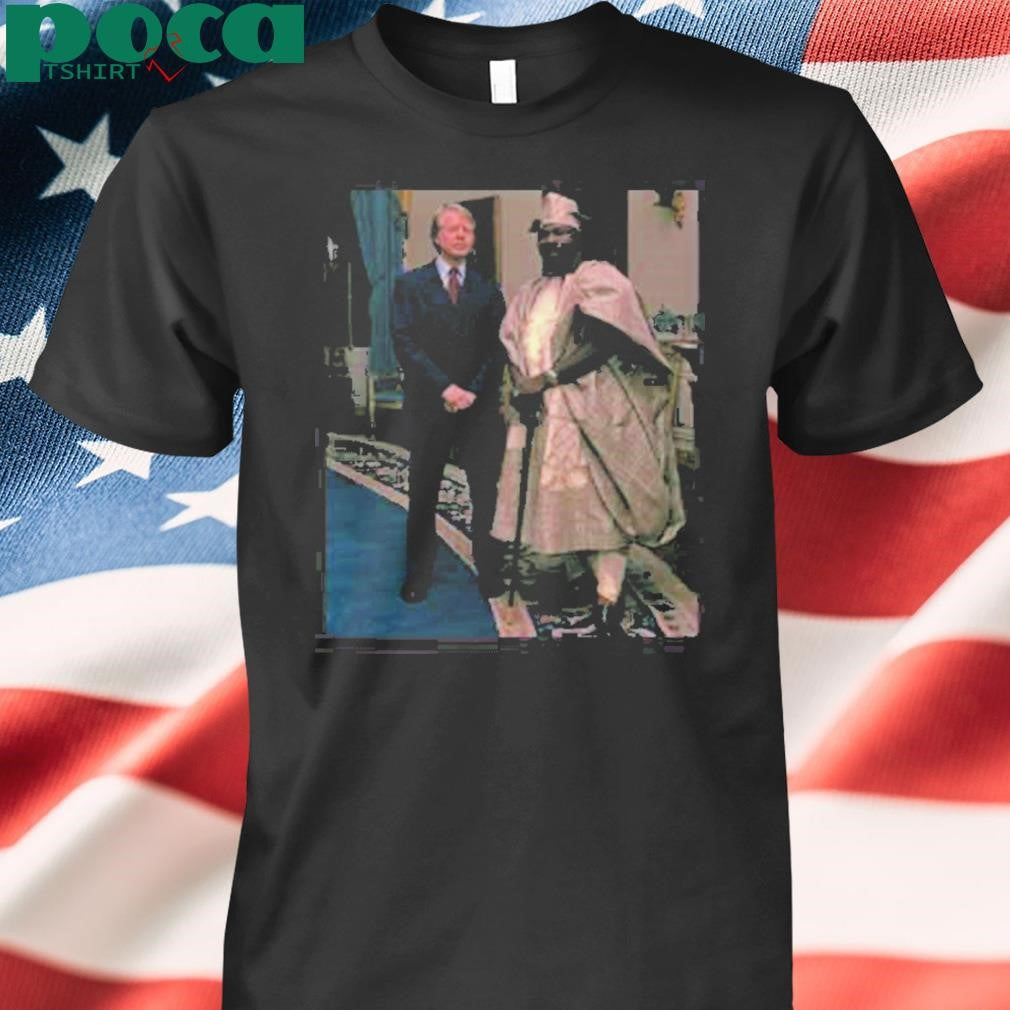 Jimmy Carter With President Of Nigeria Pic Shirt