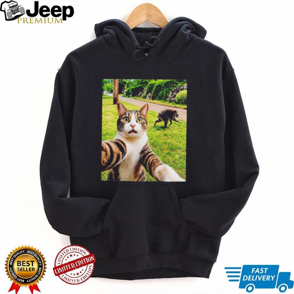 Jimothy Raccoon and Cat Selfie Viral 2026 Seattle shirt