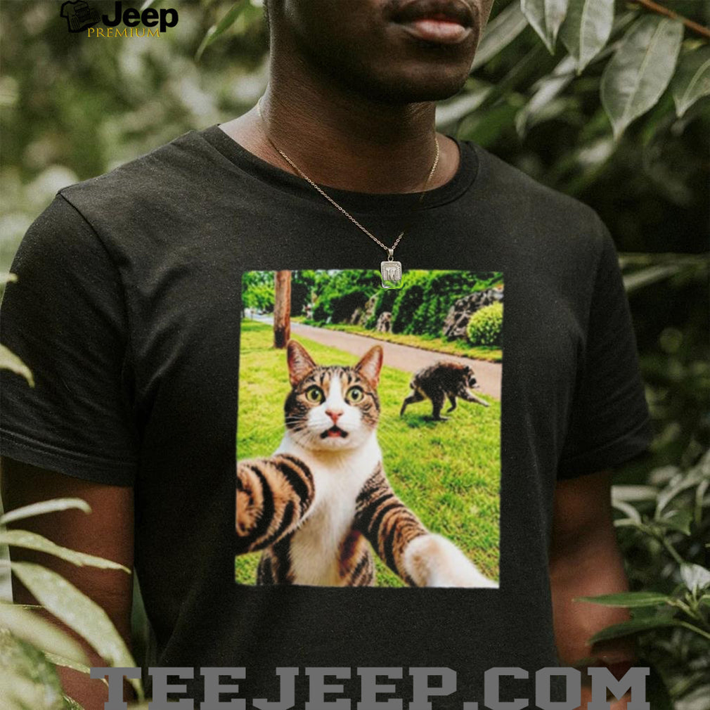 Jimothy Raccoon and Cat Selfie Viral 2026 Seattle shirt