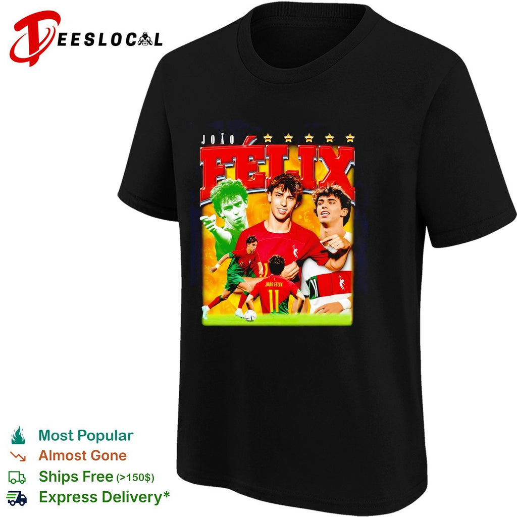 Joao Felix action shots collage shirt