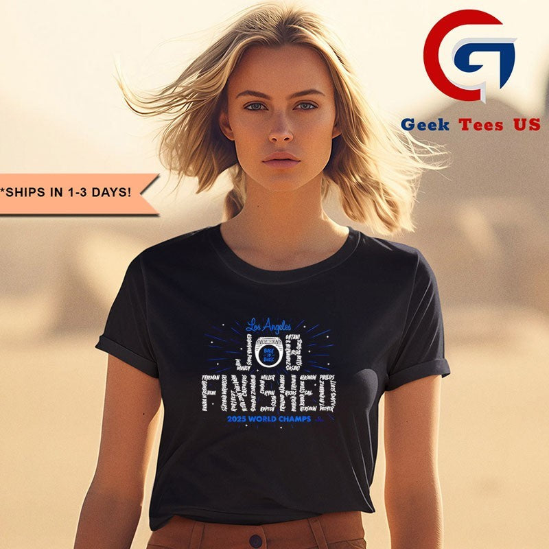 Job Finished Los Angeles Dodgers 2025 World Champs shirt