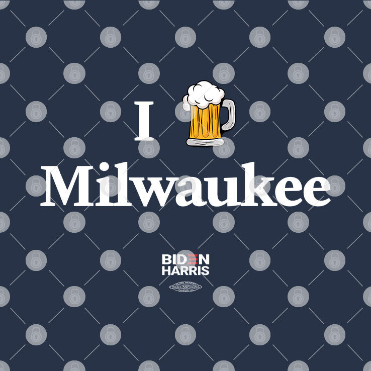 Biden Harris I Beer Milwaukee T Shirt
