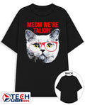 Joey Bragg wearing cat meow we’re talkin’ shirt