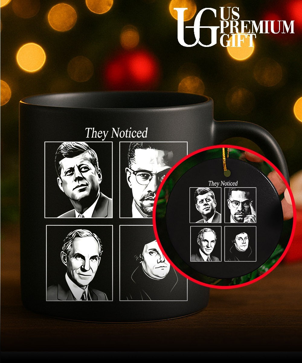 John F Kennedy Malcolm X Henry Ford Martin Luther they Noticed shirt