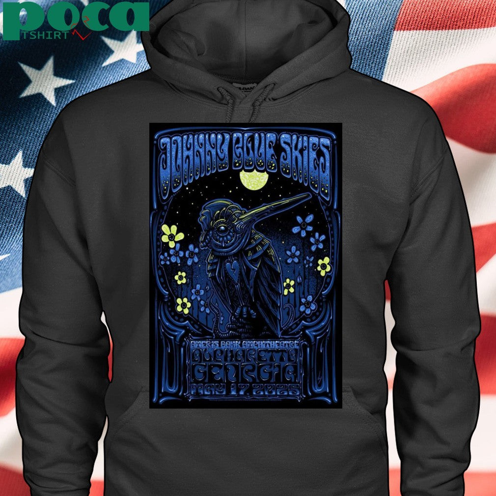 Johnny Blue Skies Ameris Bank Amphitheatre In Alpharetta GA 5-17-2025 Poster shirt