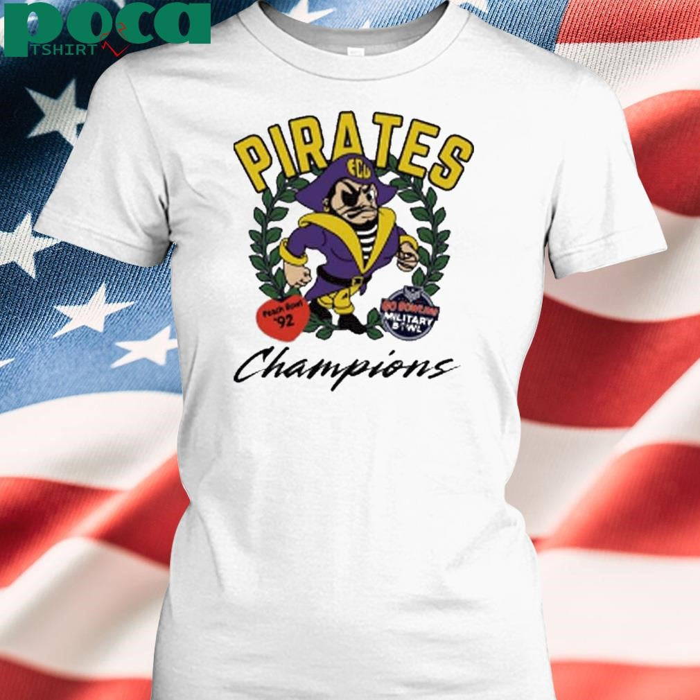 Jon Smith Ecu Football Pirates Champions Peach Bowl ’92 Shirt