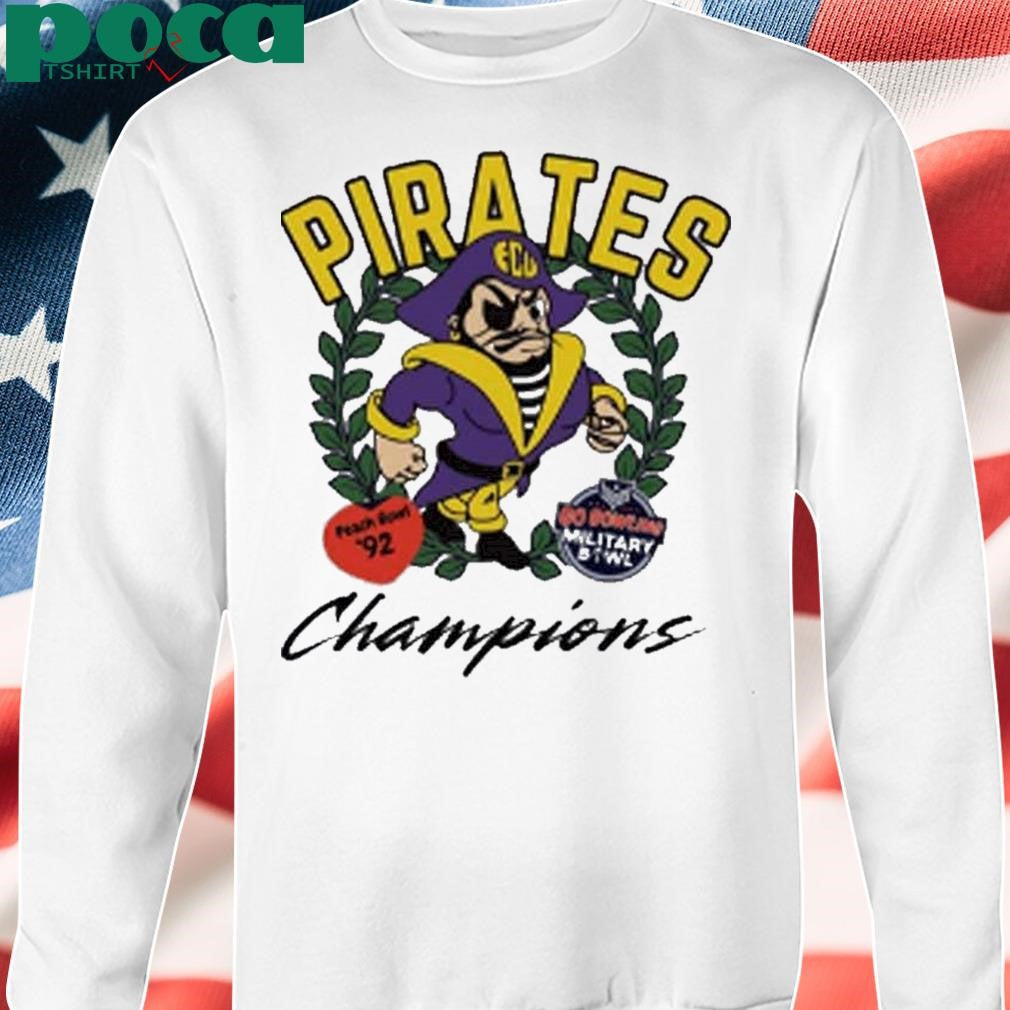 Jon Smith Ecu Football Pirates Champions Peach Bowl ’92 Shirt