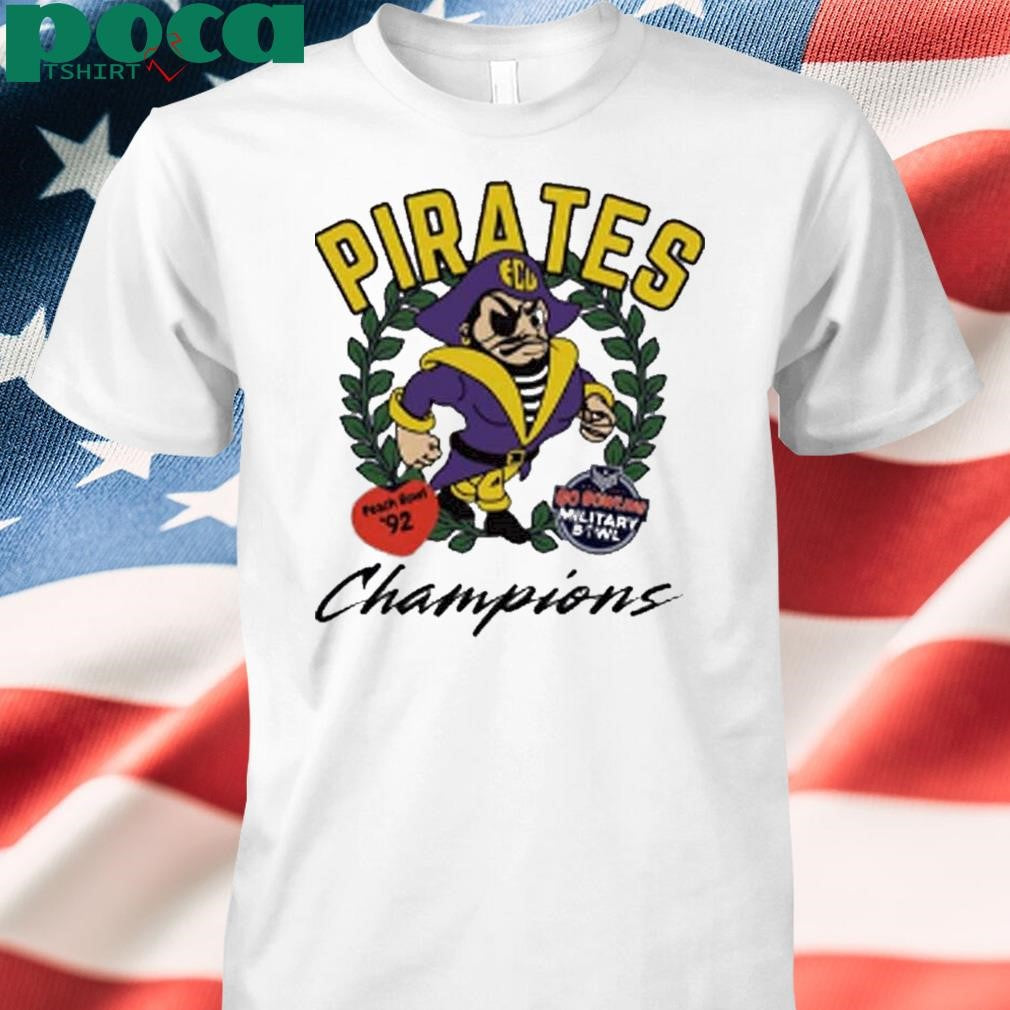 Jon Smith Ecu Football Pirates Champions Peach Bowl ’92 Shirt