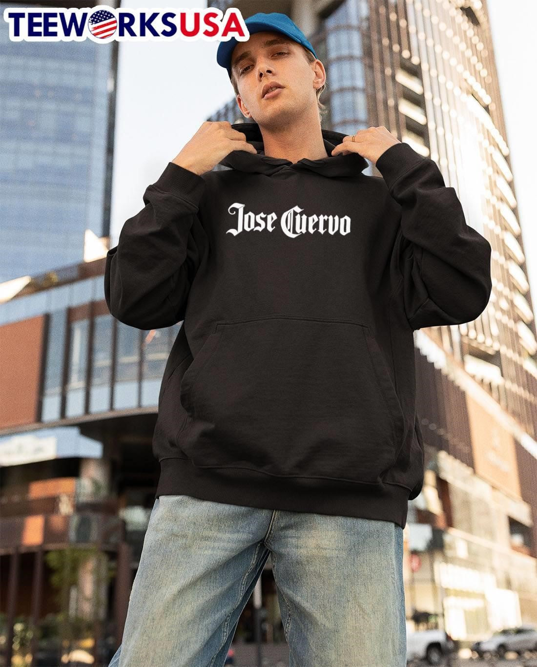 Jose Cuervo Logo Apparel Graphic Black shirt