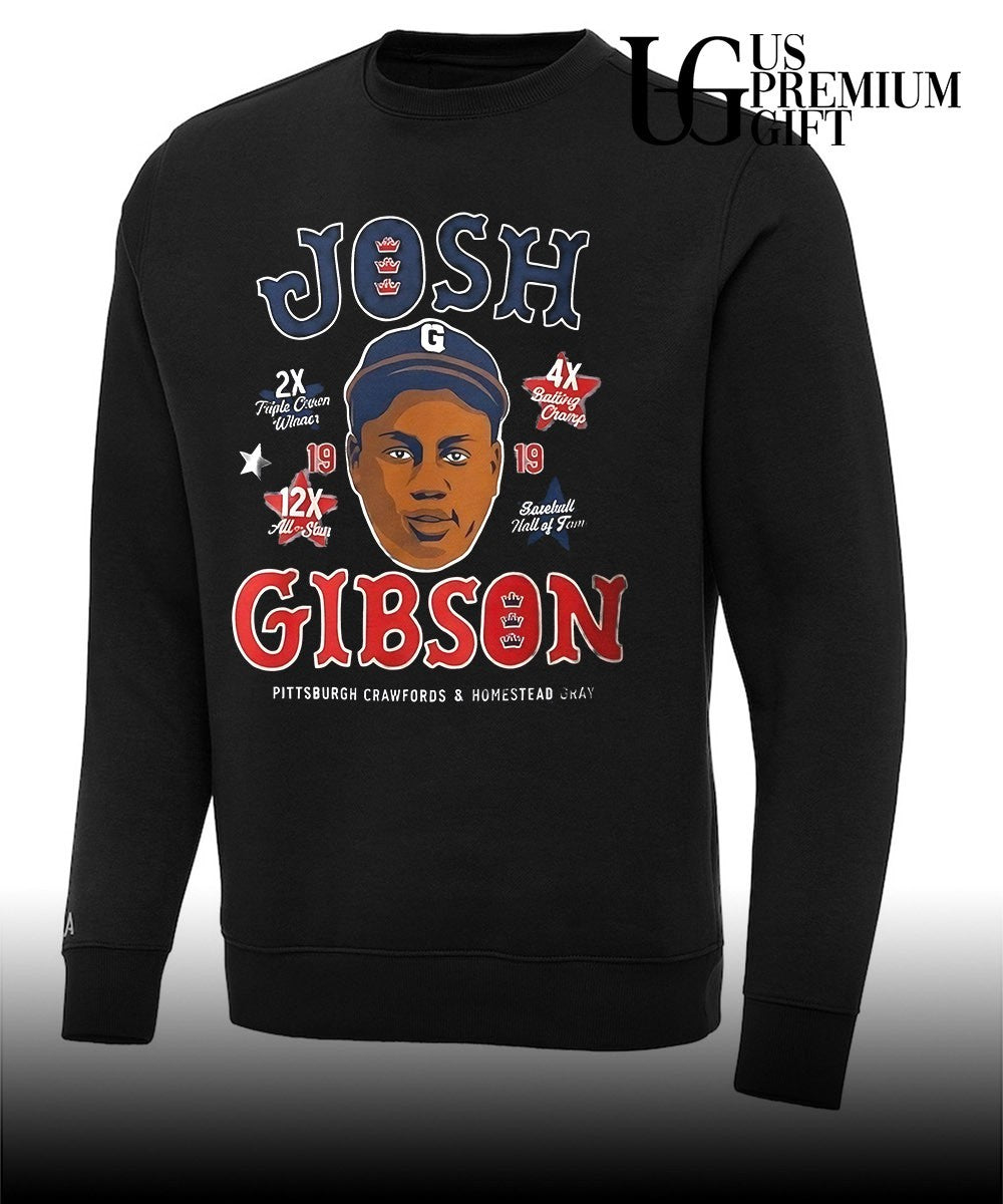 Josh Gibson Pittsburgh Pirates and Homestead Grays big head signature shirt