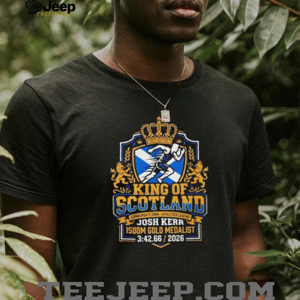 Josh Kerr King of Scotland Mile World Record 2026 shirt
