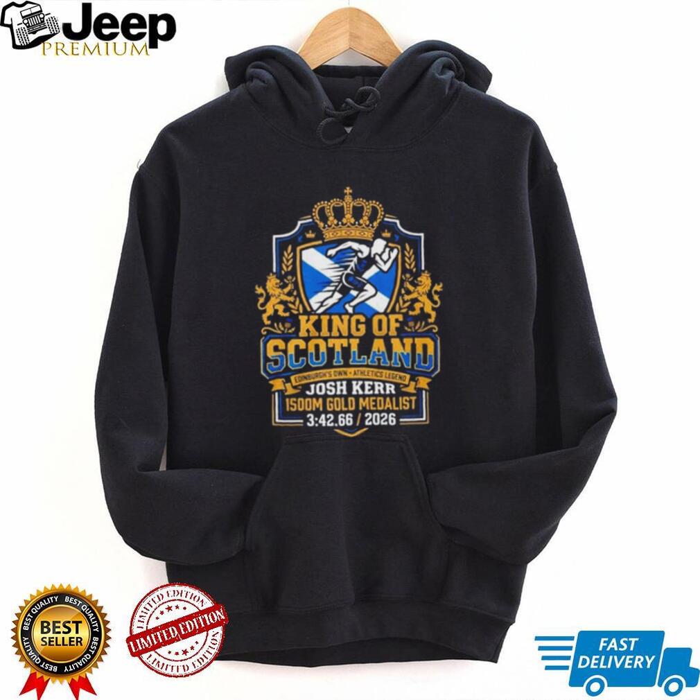 Josh Kerr King of Scotland Mile World Record 2026 shirt