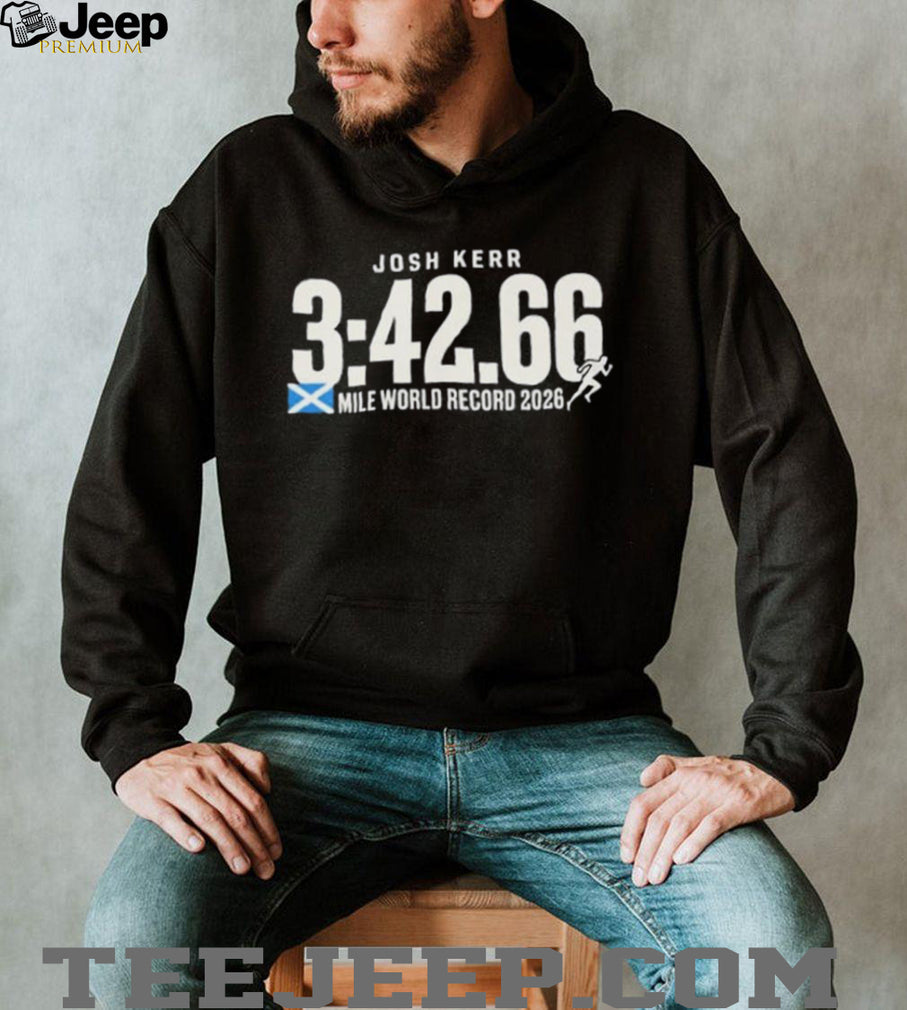 Josh Kerr Track Running Mile World Record Shirt
