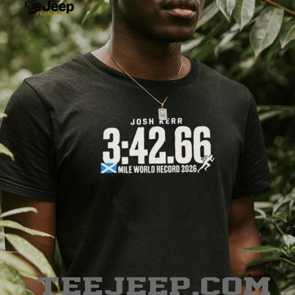 Josh Kerr Track Running Mile World Record Shirt