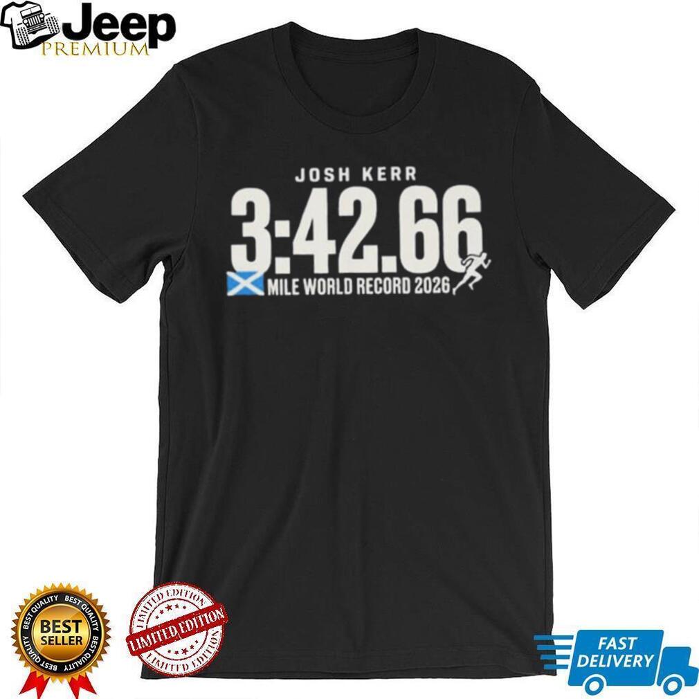 Josh Kerr Track Running Mile World Record Shirt