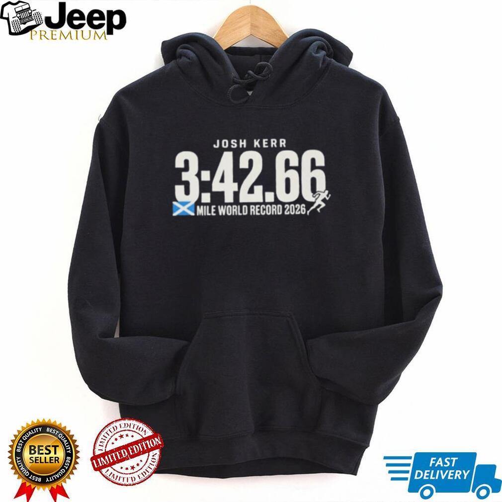 Josh Kerr Track Running Mile World Record Shirt