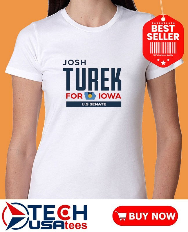 Josh Turek for Iowa U.S Senate logo shirt