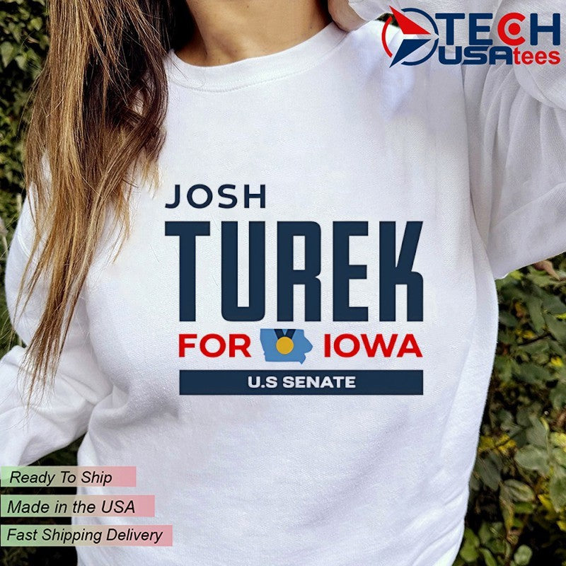 Josh Turek for Iowa U.S Senate logo shirt