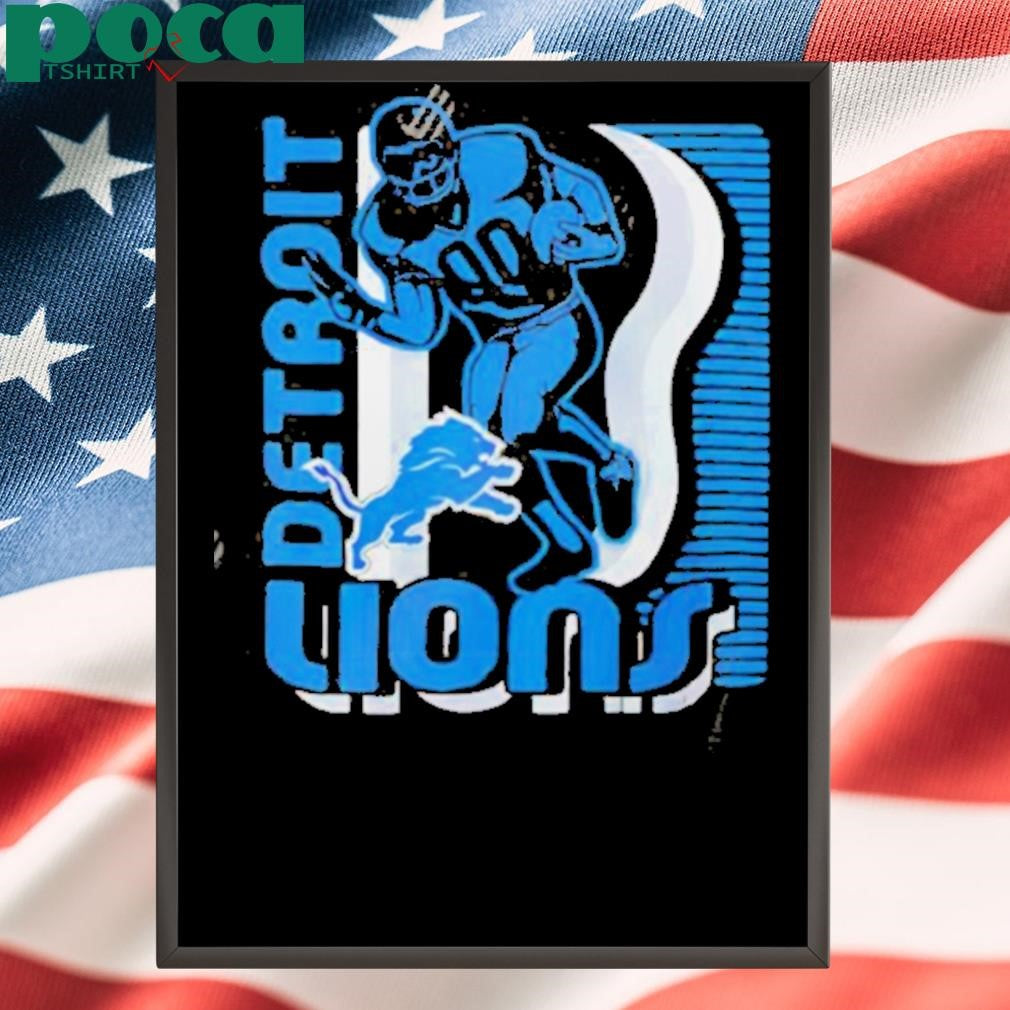 Junk Food Clothing Detroit Lions retro shirt