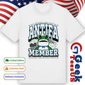 Just another card carrying antifa member frogs member graphic shirt