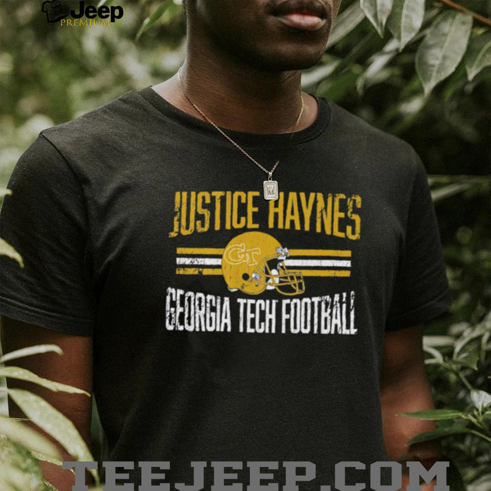 Justice Haynes Georgia Tech NCAA Helmet shirt