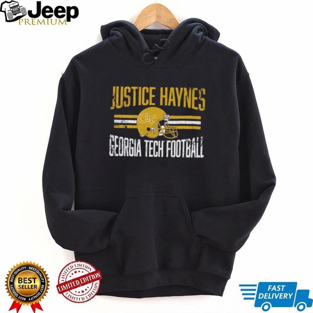 Justice Haynes Georgia Tech NCAA Helmet shirt