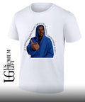Justin Bieber wearing blue hoodie it’s not clocking to you that i’m standing on business is it meme shirt