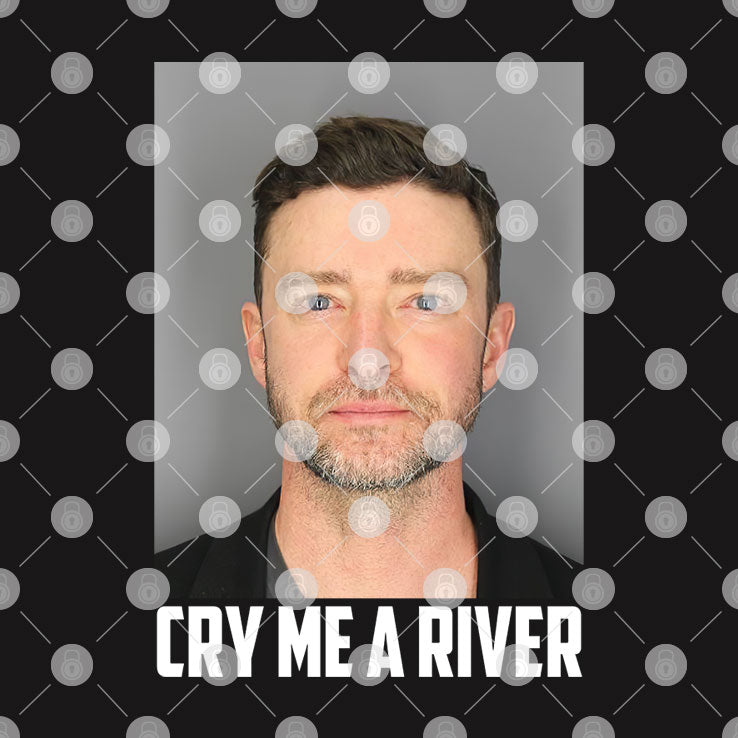 Justin Timberlake Mug Shot Cry Me A River Shirt