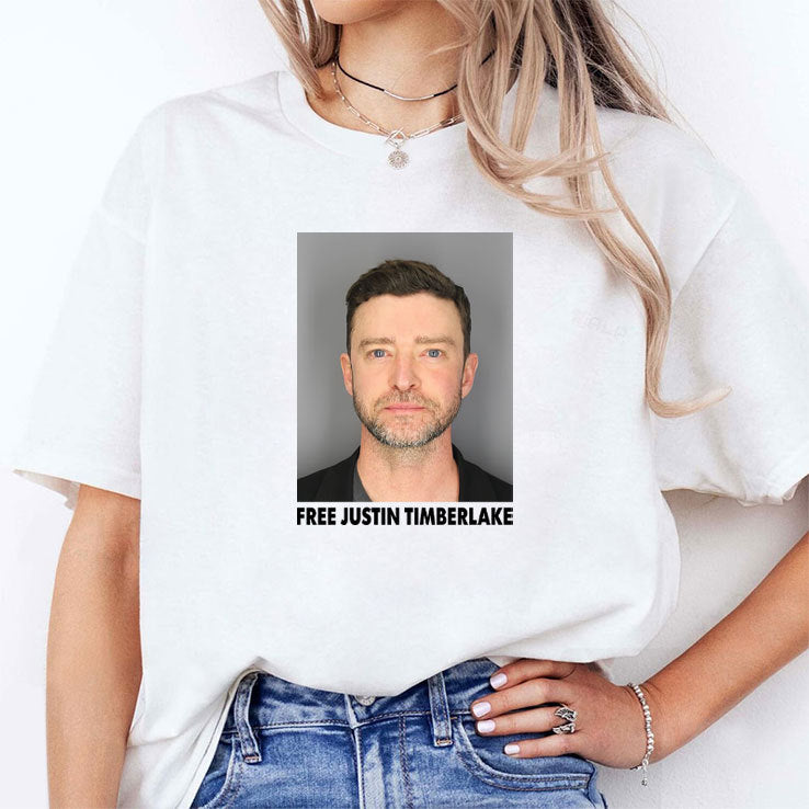 Justin Timberlake Mugshot Free Justin Timberlake Shirt