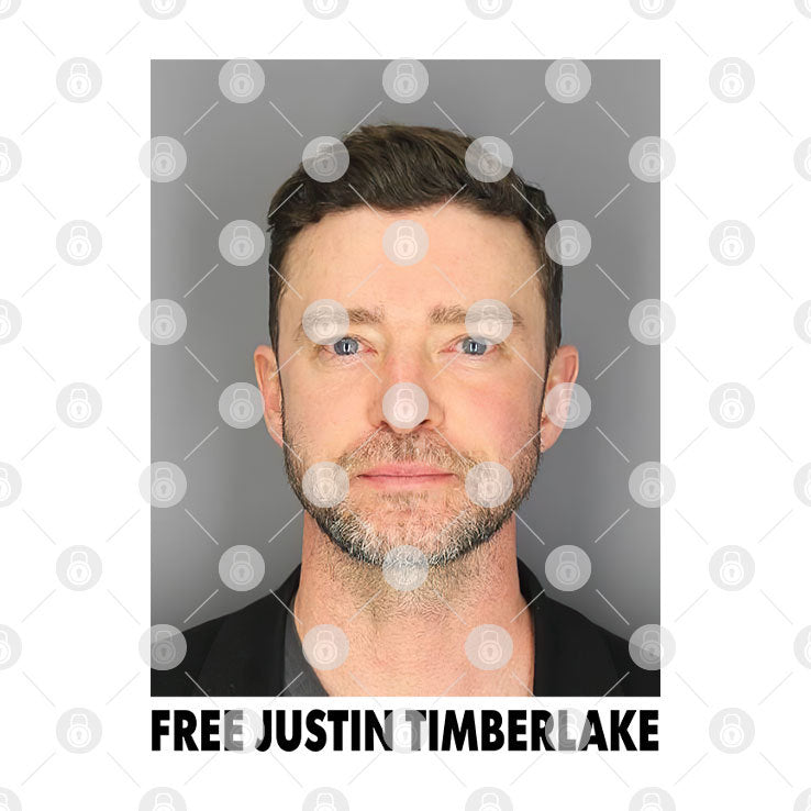 Justin Timberlake Mugshot Free Justin Timberlake Shirt
