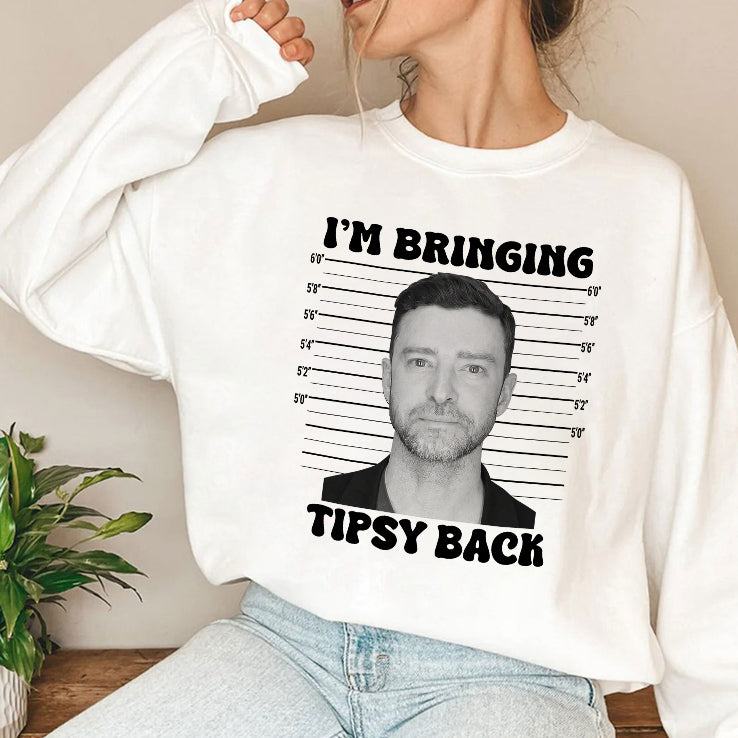 Justin Timberlake Mugshot I’m Bringing Tipsy Back Shirt