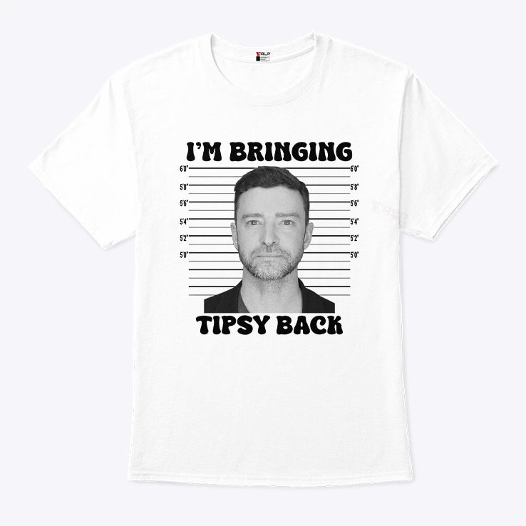 Justin Timberlake Mugshot I’m Bringing Tipsy Back Shirt