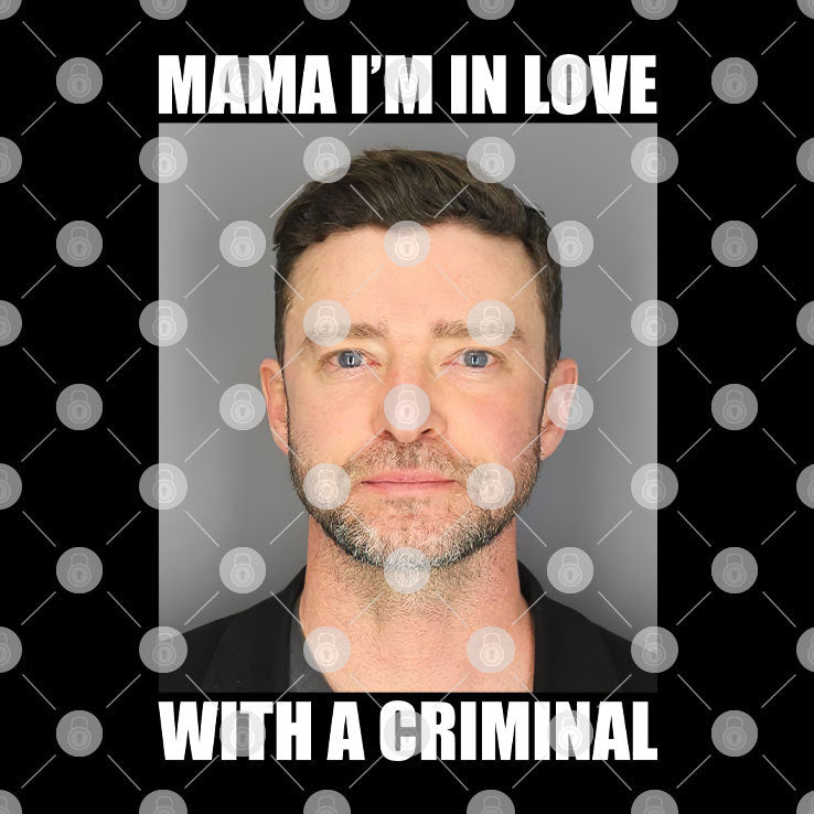 Justin Timberlake Mugshot Mama I’m In Love With A Criminal Shirt