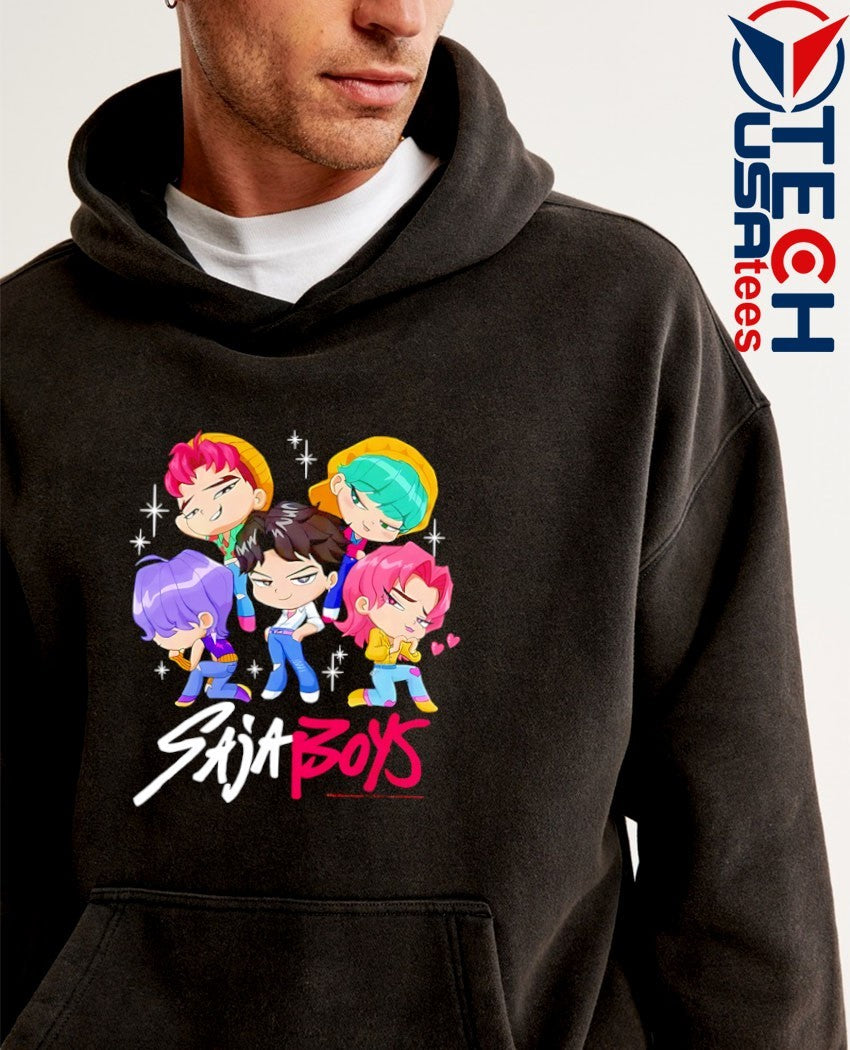 K-Pop Demon Hunters Saja Boys chibi shirt