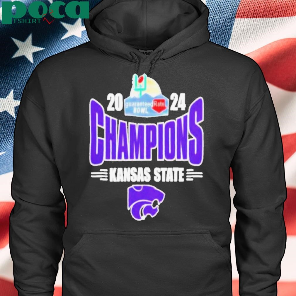 K State Wildcats 2024 Rate Bowl Champions NCAAF Bowl Games 2024 2025 shirt