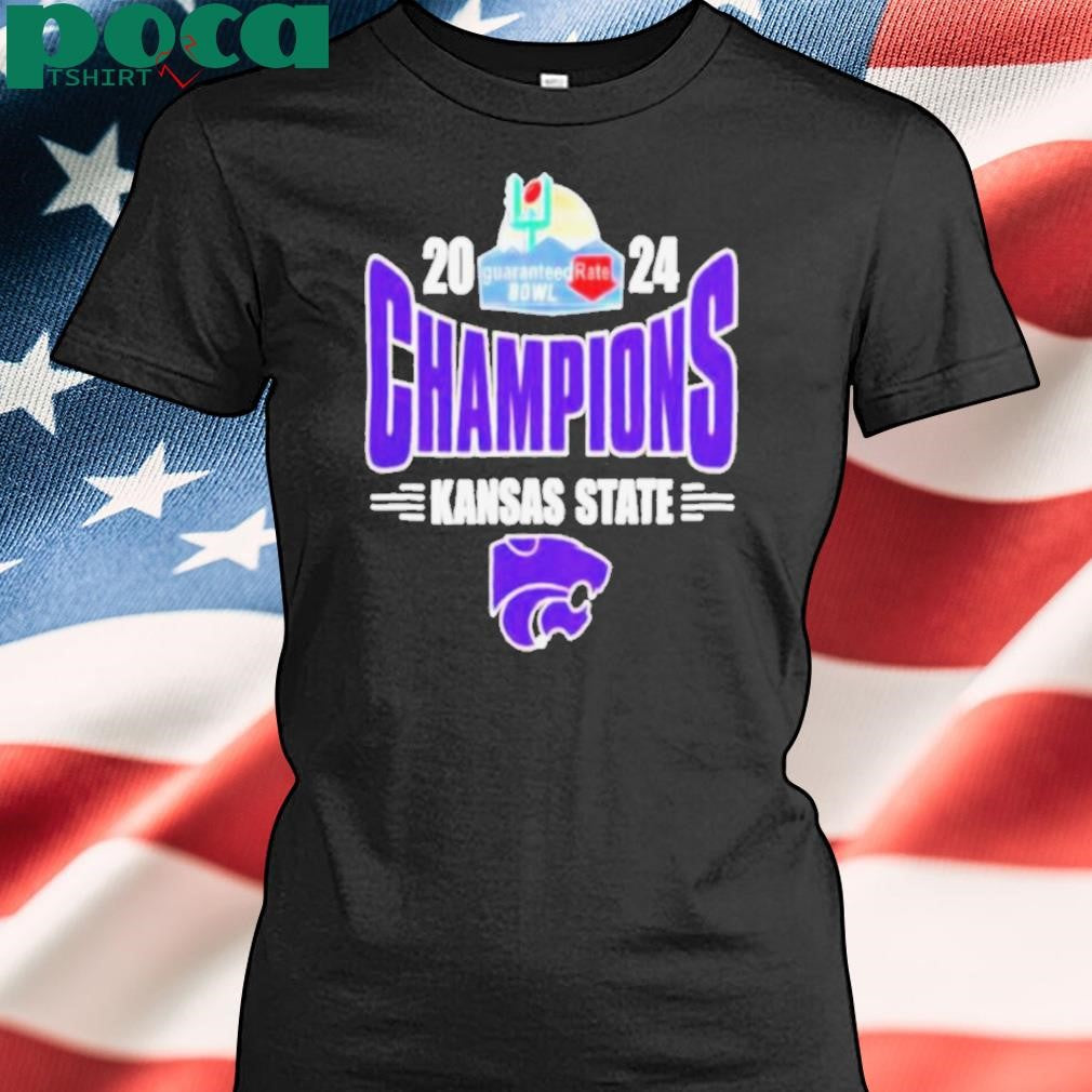 K State Wildcats 2024 Rate Bowl Champions NCAAF Bowl Games 2024 2025 shirt