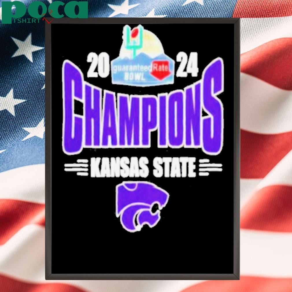 K State Wildcats 2024 Rate Bowl Champions NCAAF Bowl Games 2024 2025 shirt