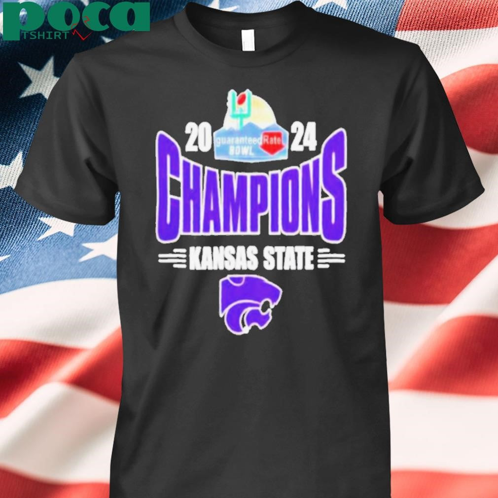 K State Wildcats 2024 Rate Bowl Champions NCAAF Bowl Games 2024 2025 shirt