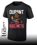 KD Kevin Durant Houston Rockets holding basketball 2026 NBA caricature shirt
