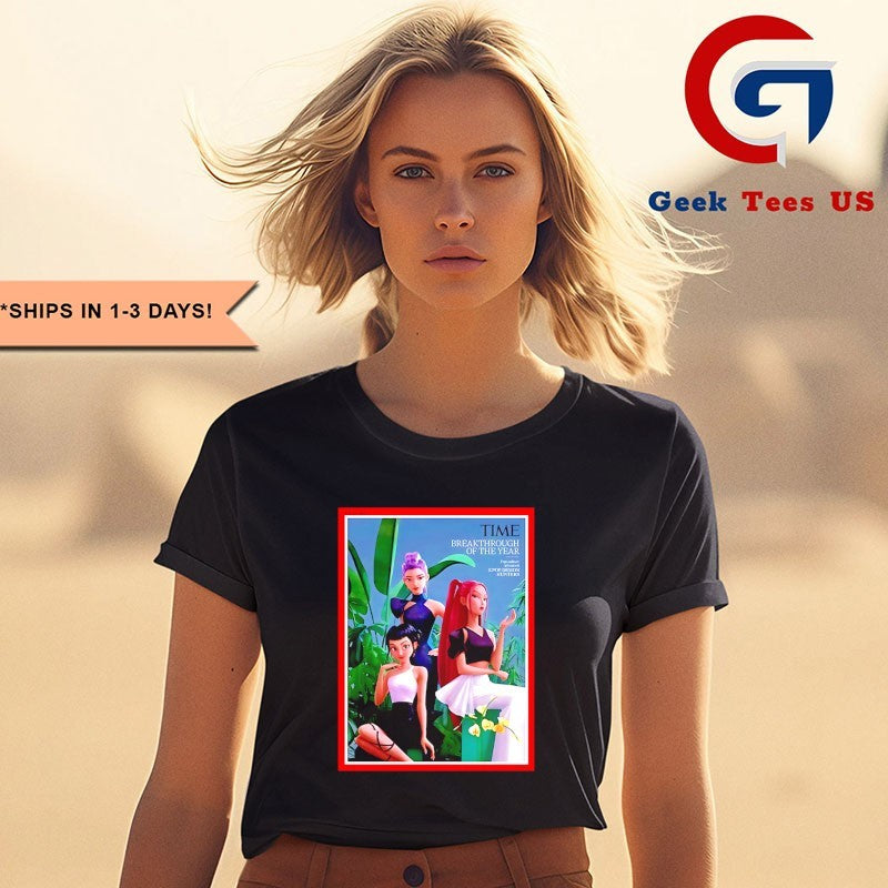 KPop Demon Hunter On The Cover Of TIME Breakthrough Of The Year Issue 2025 shirt