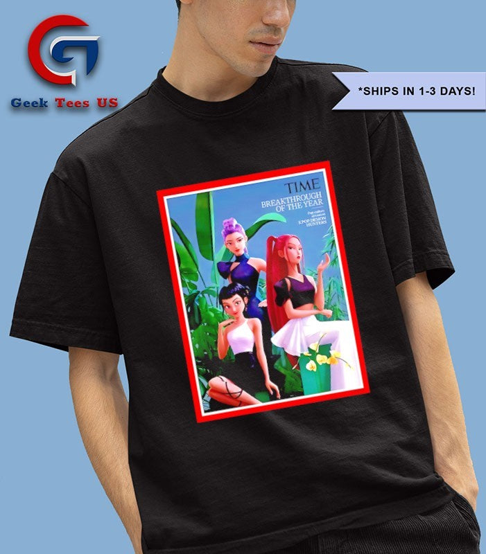 KPop Demon Hunter On The Cover Of TIME Breakthrough Of The Year Issue 2025 shirt