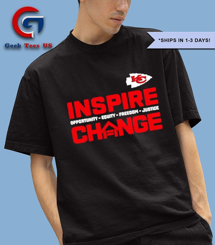 Kansas City Chiefs 2025-26 Inspire Change Freedom Justice shirt